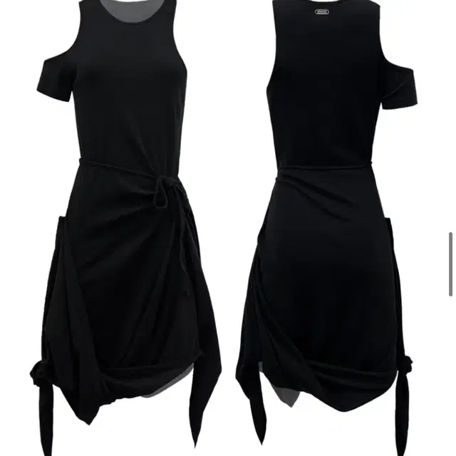 Nache ASYMMETRIC DRAPING DRESS