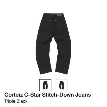 Corteiz C-Star Jeans - Triple Black