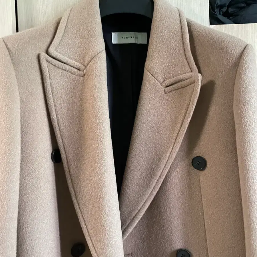 (M) 토니웩 Crudo Cashmere Double Coat camel