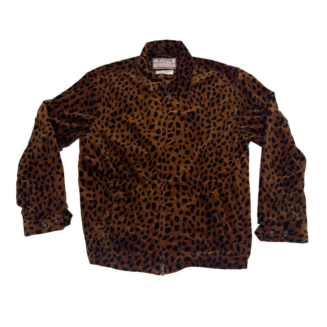 WACKO MARIA LEOPARD VELOUR DRIZZLER