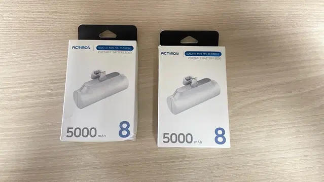 [새상품]엑티몬 보조배터리 8핀 5000mAh