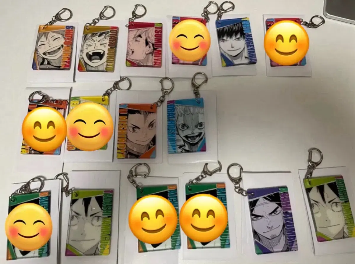 Haikyuu Jungfshop Jumpshop Smile keyring Keychain