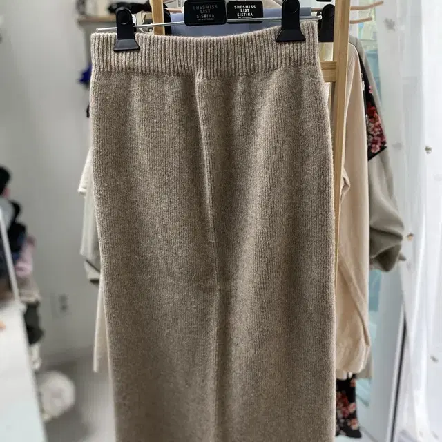 [F/W] 프롬걸즈 몽글몽글한 롱 니트스커트