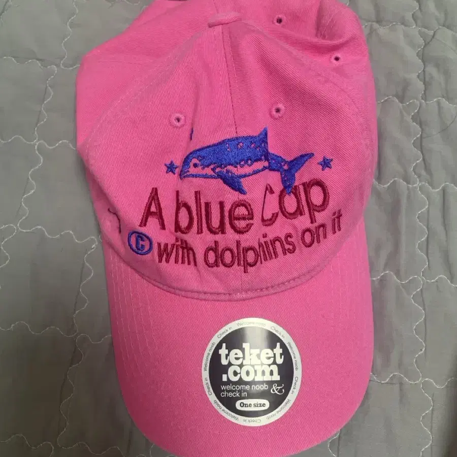 테켓 teket a blue cap pink 모자