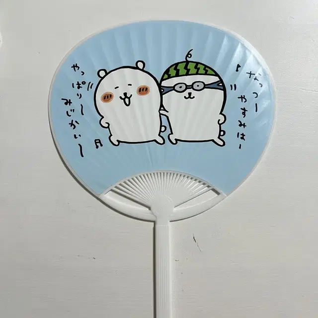 농담곰 노벨티 부채