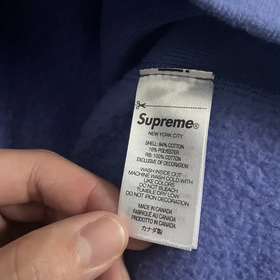 24/SS Supreme Futura hoodie violet L