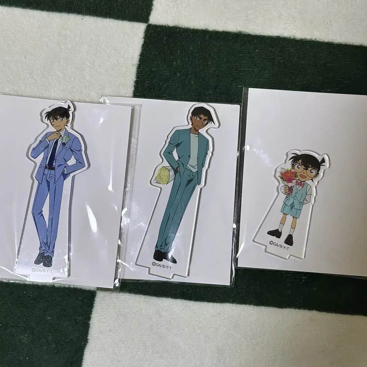 Detective Conan Osaka Garden Party Cafe acrylic stand Shin-Eji Heiji