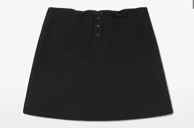 Glowny province eyelet mini skirt black