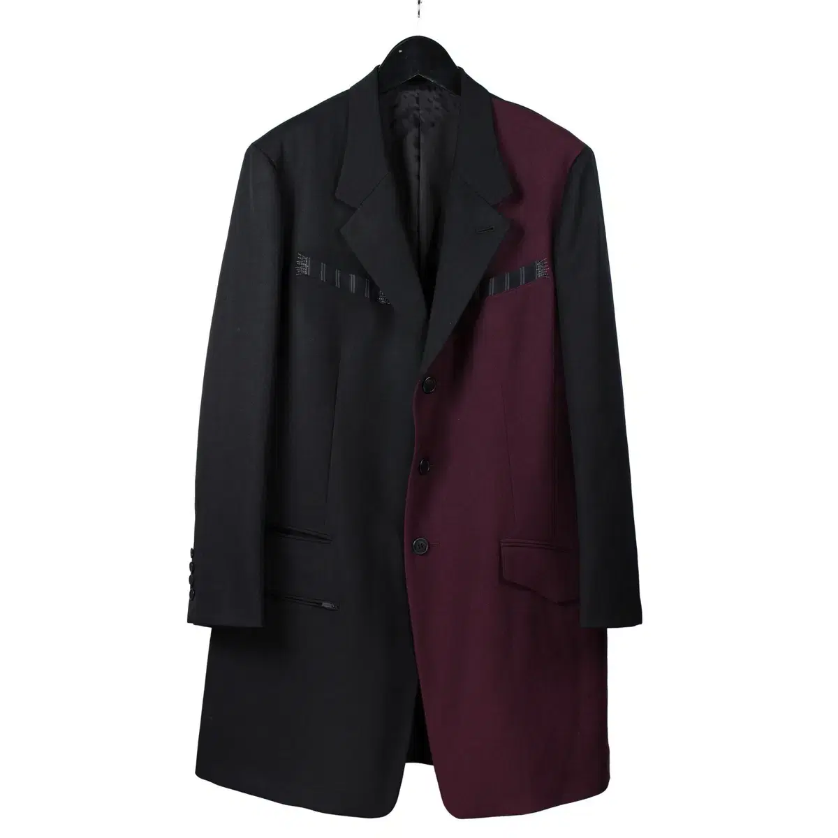 [NEW][1] Yohji Yamamoto Pour Homme Combination Zig Zag Jacket