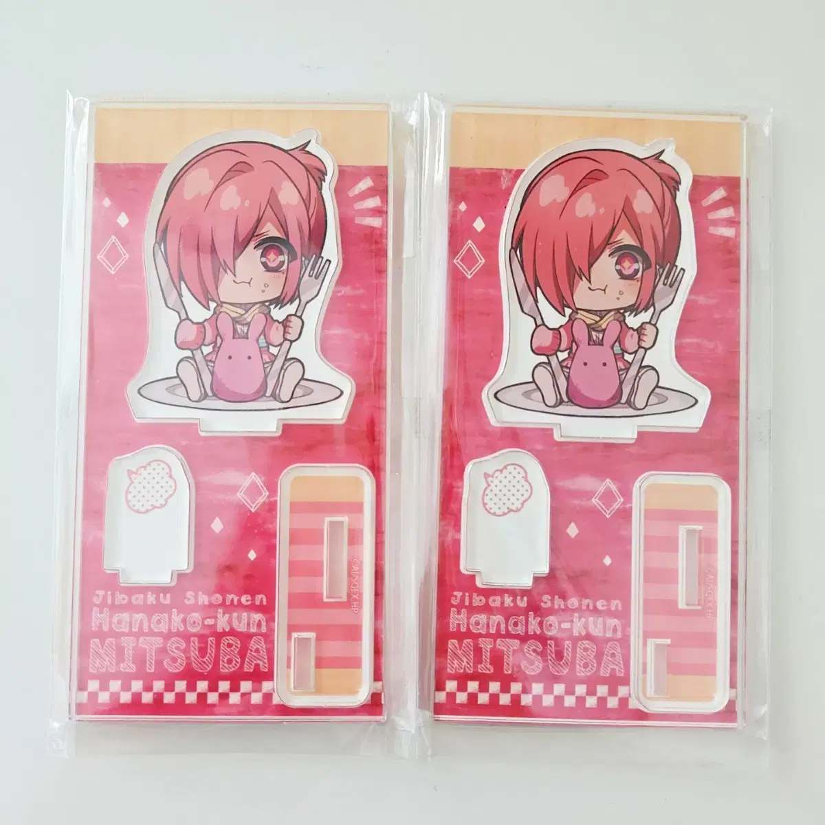 Mitzvah Meal acrylic stand sealed / Jibak-boy Hanakogun Goods