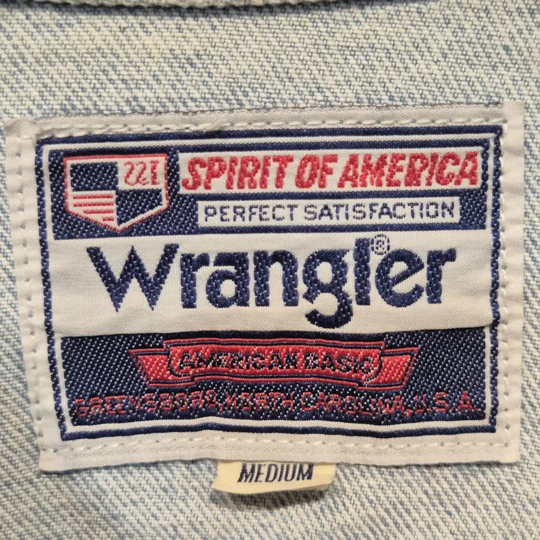 [M] Wrangler 랭글러 90s 오버핏 데님자켓