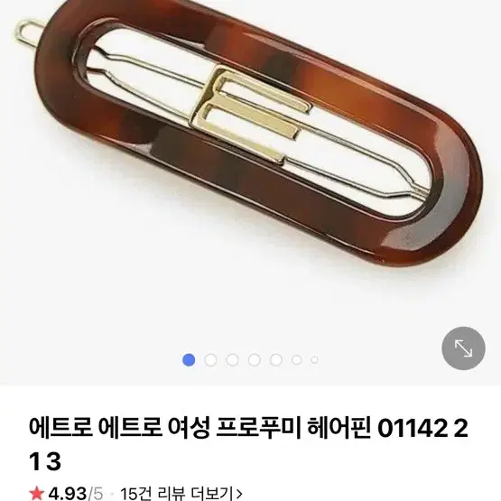 정품 에트로 헤어핀