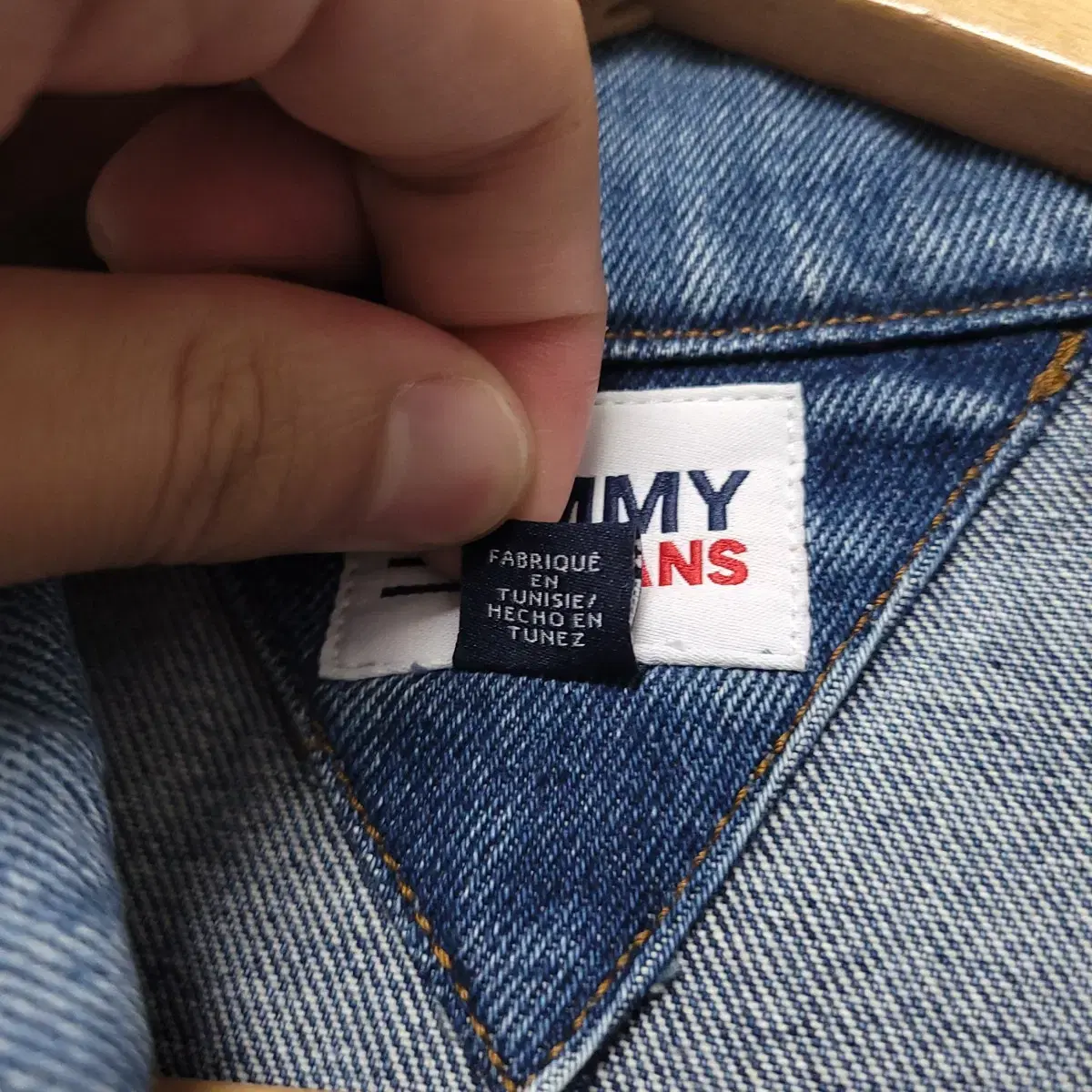 (M)TOMMY JEANS 타미진스 데님 오버사이즈 청자켓