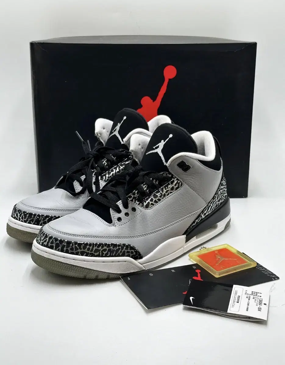 [290] Nike Air Jordan 3 Wolf Gray