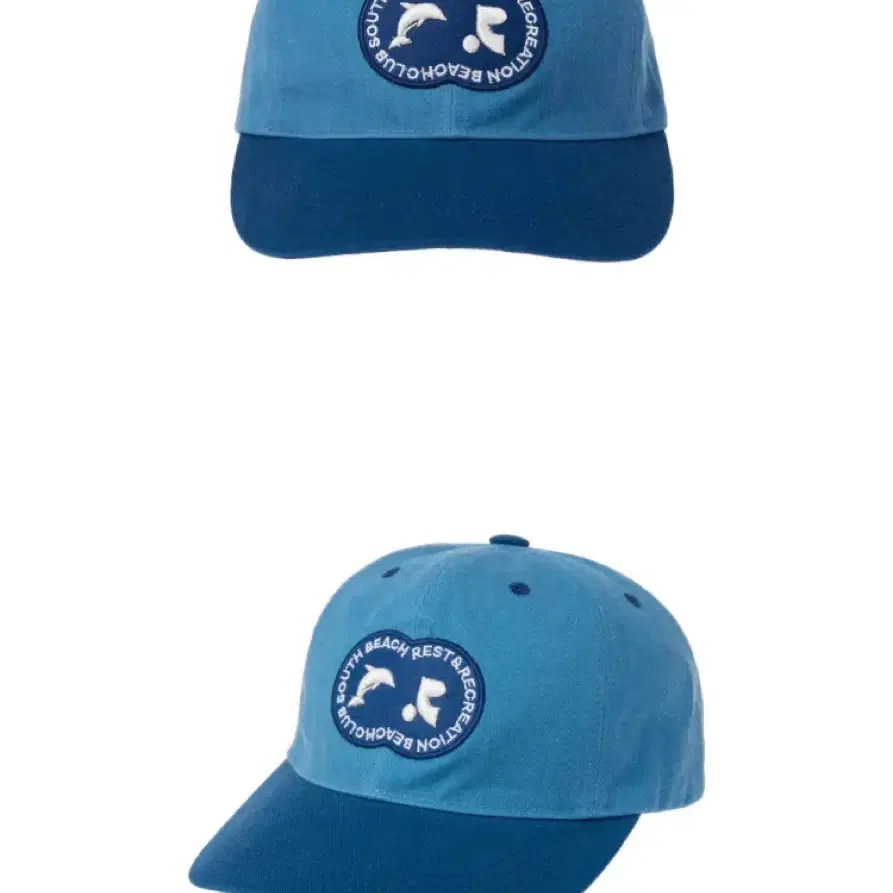 Rest & Recreation new Logo Patch Ball Cap Blue #레스트앤