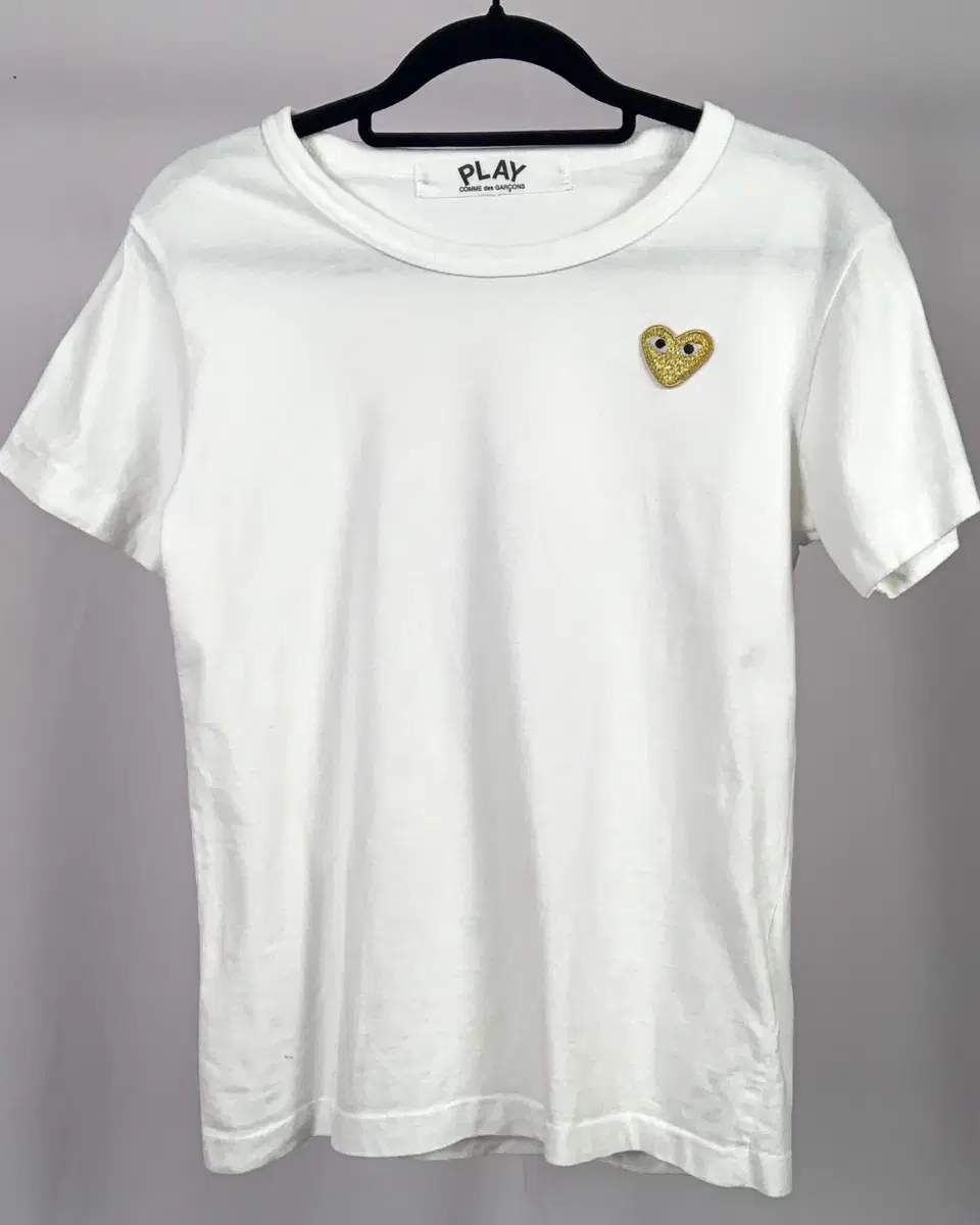 COMME des GARCONS Gold Heart T-shirt