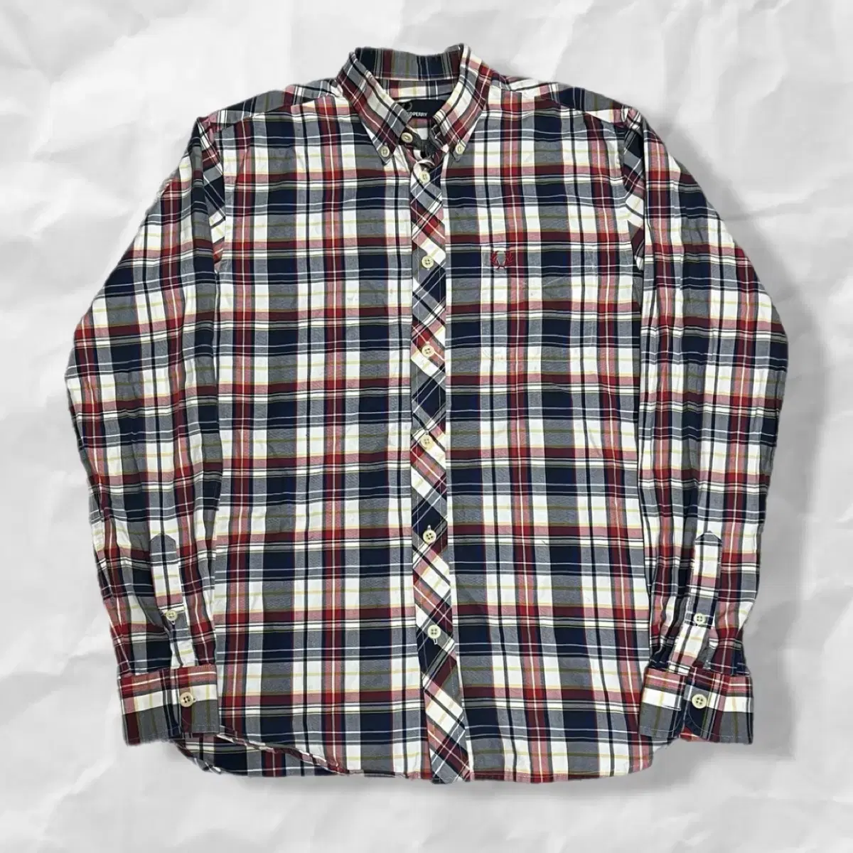 Fred Perry Check Shirt S