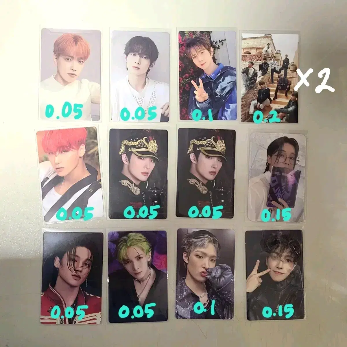 ateez photocard postcard wts