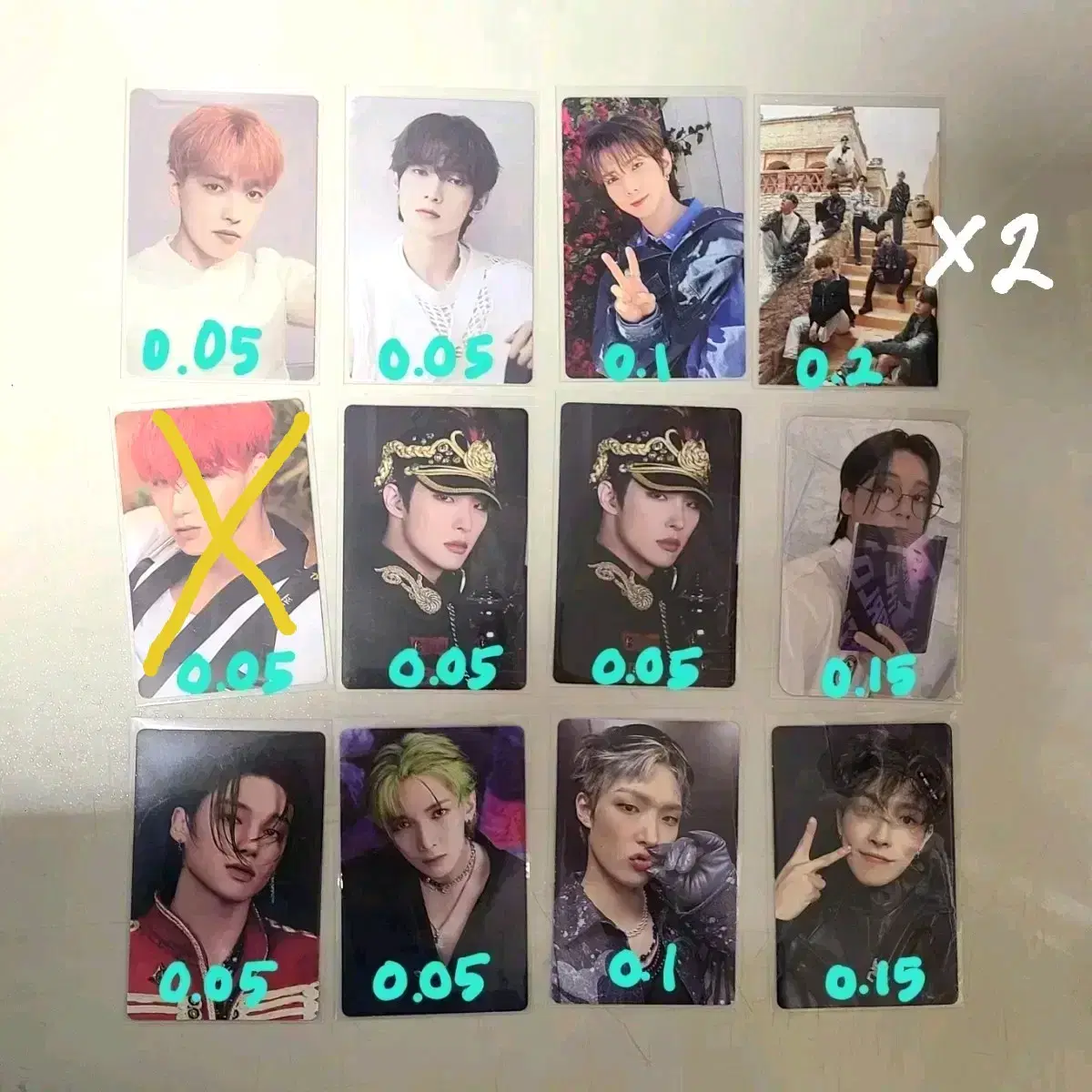 ateez photocard postcard wts