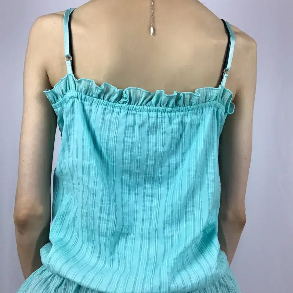 Lovely Mint Fairy Big Ribbon Sleeveless