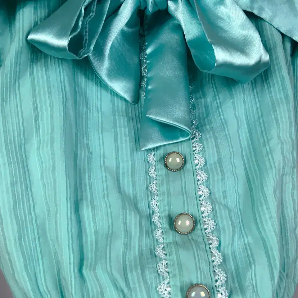 Lovely Mint Fairy Big Ribbon Sleeveless