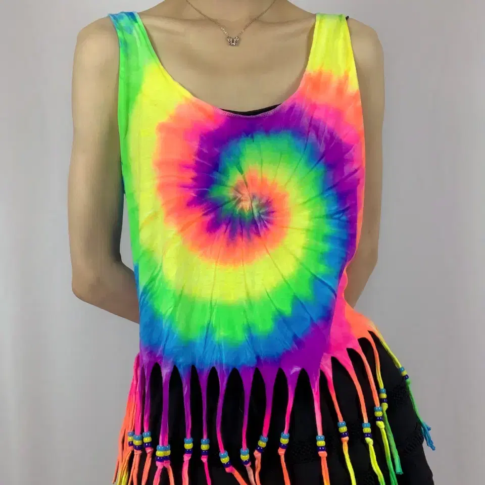 Psychedelic Tie-dye Rainbow Sleeveless