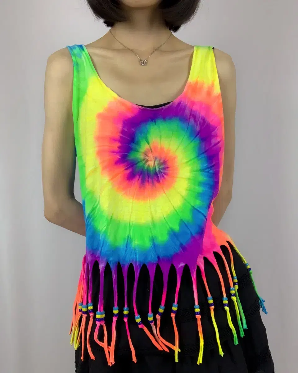 Psychedelic Tie-dye Rainbow Sleeveless