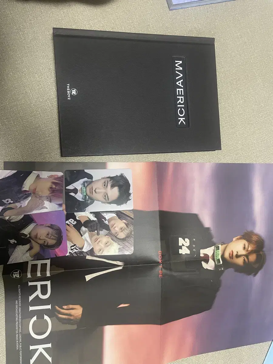 The Boyz Maverick Photocard + Unsealed Album + Poster