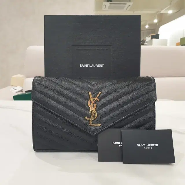 생로랑 YSL 엔벨로프 WOC 케이트백 케이트 크로스백 금장