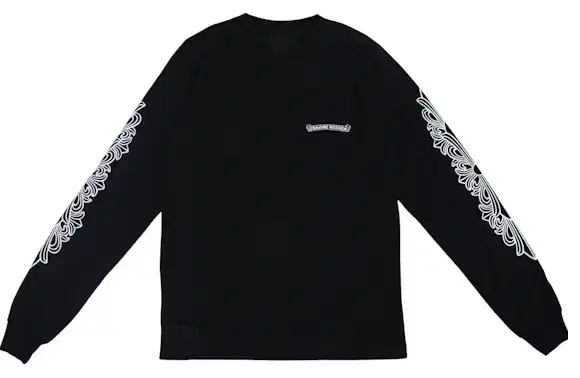 Chrome Hearts Eye Chart Dagger Long Sleeve (Black)