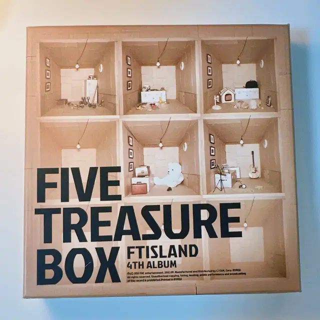 FT아일랜드 앨범 FIVE TREASURE BOX