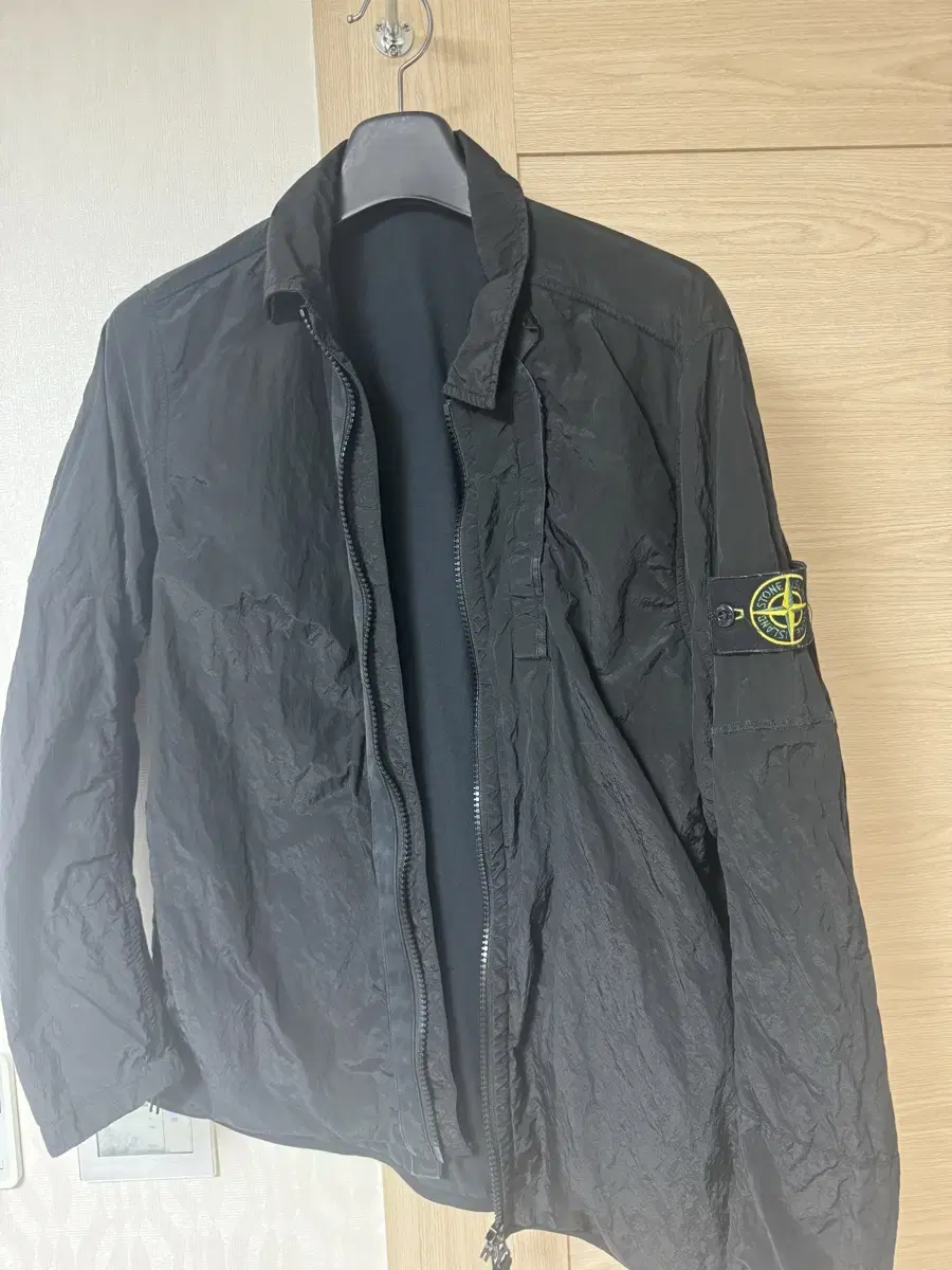 Stone Island 18FW Nylon Metal Overshirt Black