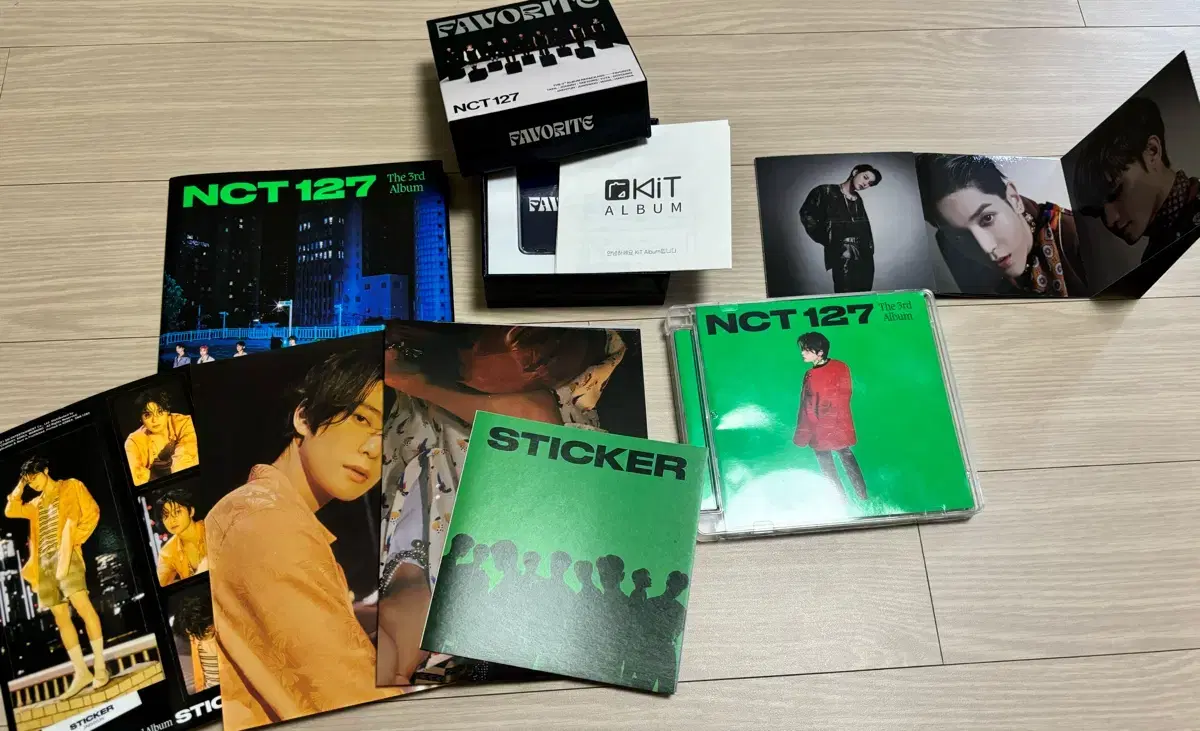 nct 127 sticker pavolet album kihno