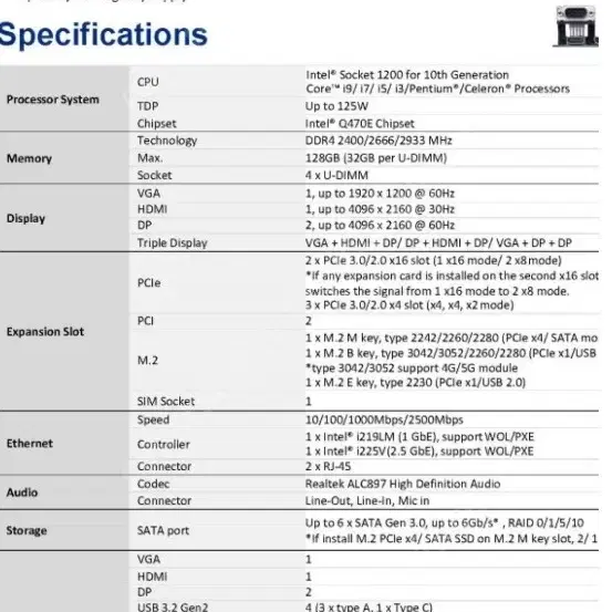 메인보드 q470ea-im-a