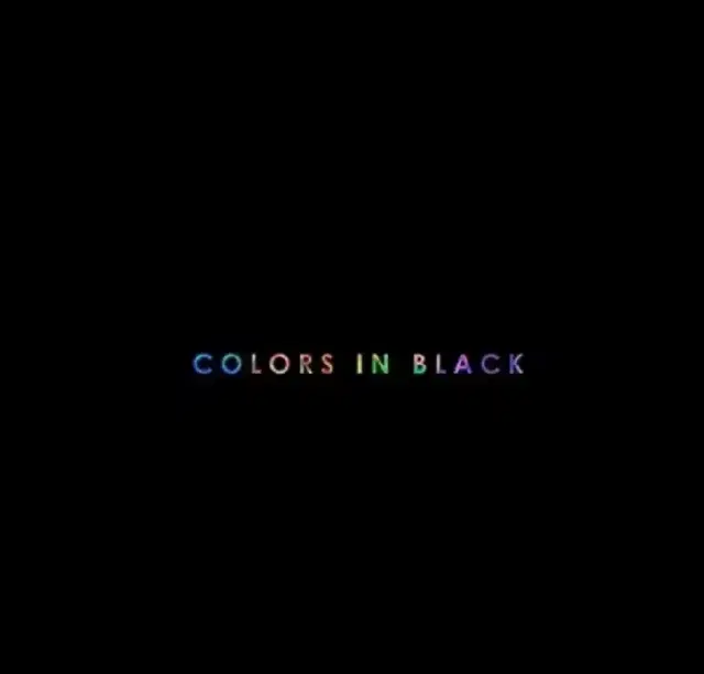 [미개봉 ] 넬 앨범 cd COLORS IN BLACK