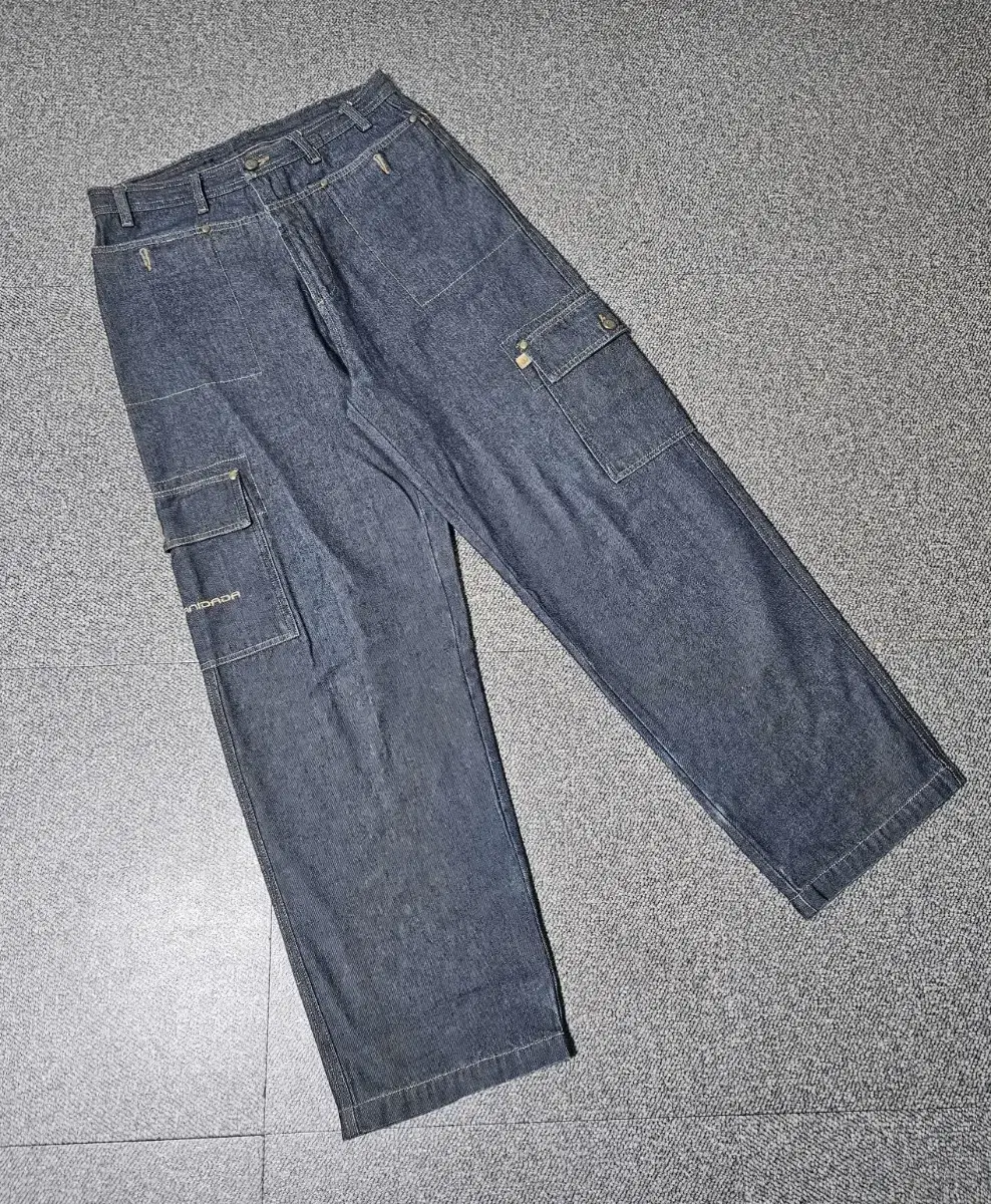 DAMANIDADA Wide Denim Jeans for sale