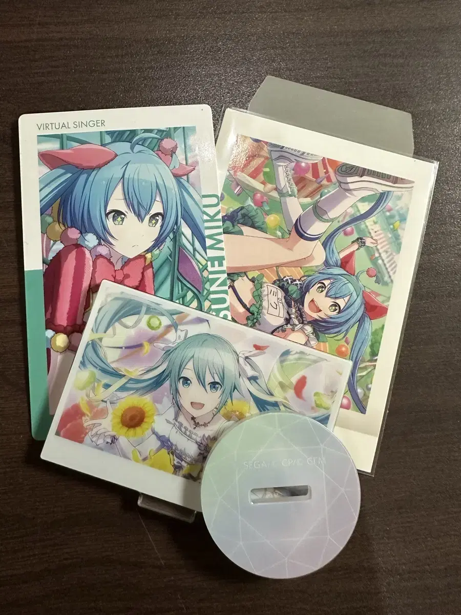 (Sell) Pseudo Hatsune Miku Birthday Acrylic+Pasha+Epic Kard