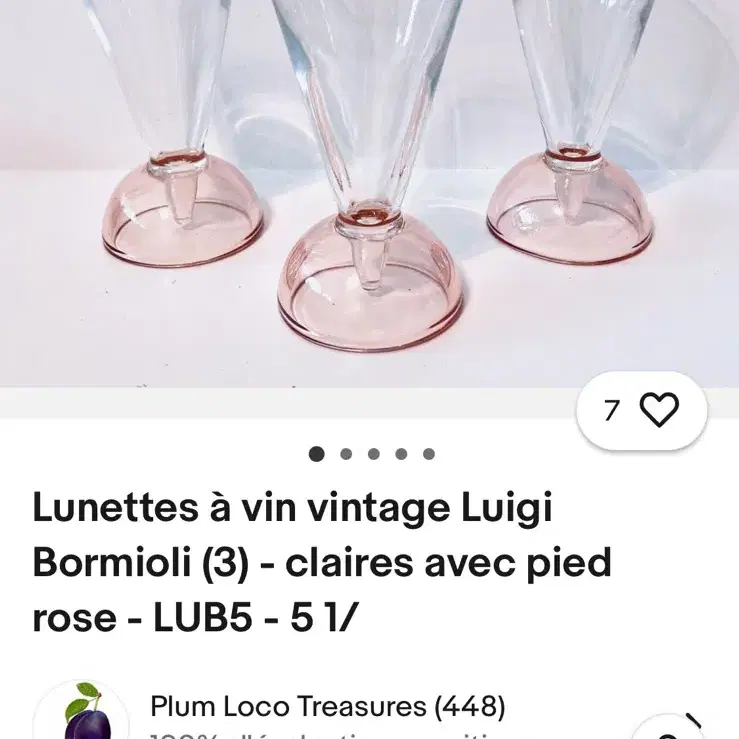 vintage Luigi Bormioli