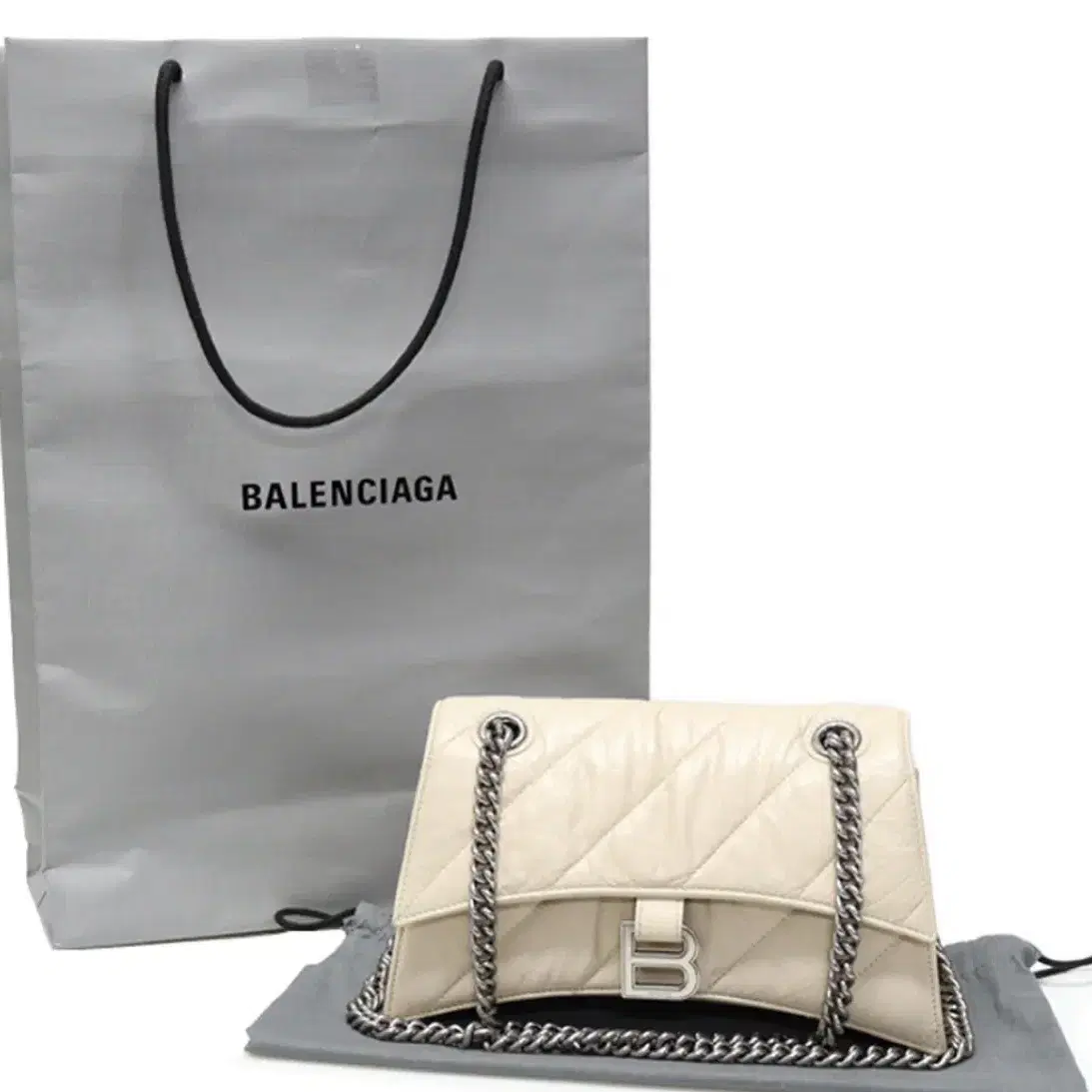 Balenciaga(발렌시아가) 716351 베이지 크러시드 카프스킨 C