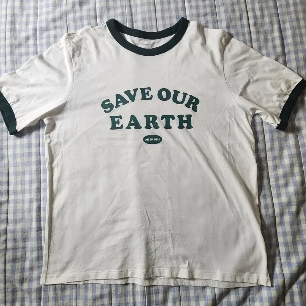 탑텐 반팔 티셔츠 SAVE OUR EARTH