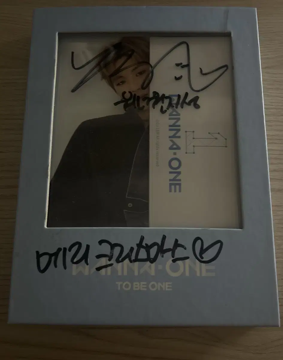 Wanna One sign album