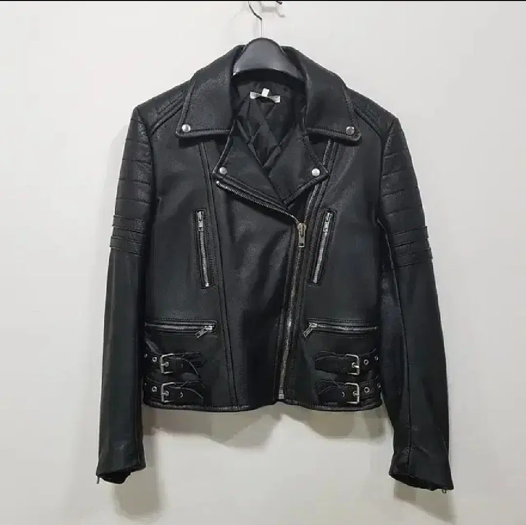 W85 ~90) Blossom Leather Rider Jacket