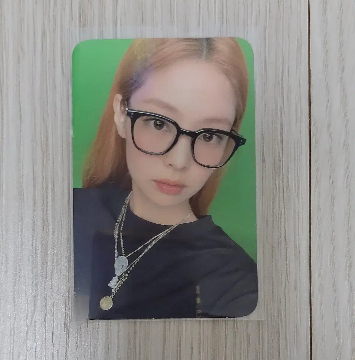 blinkmembership eye glasses jennie glasses xen photocard wts