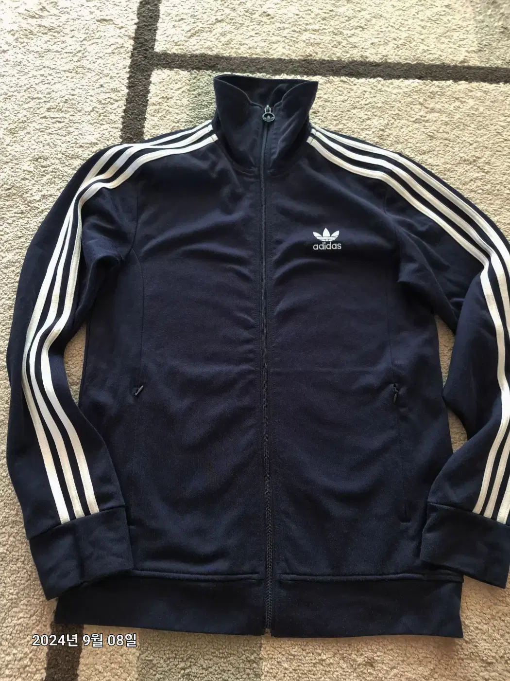 [Genuine] Adidas Europa Navy Jersey Track Top Size 105