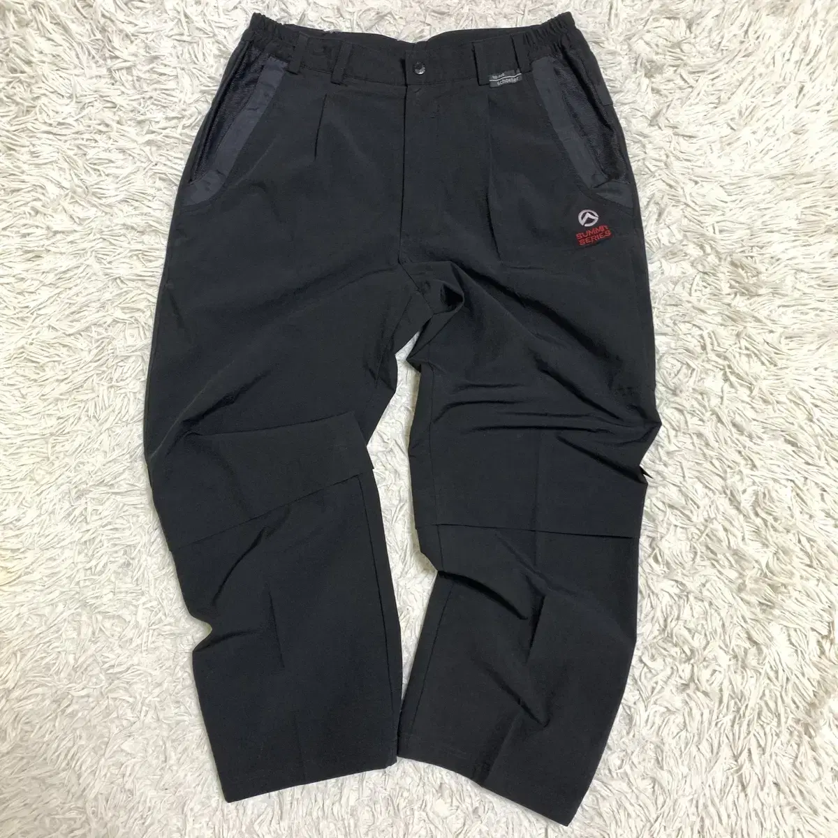 Vintage The North Face Wide Black Chuu Running Track Pants