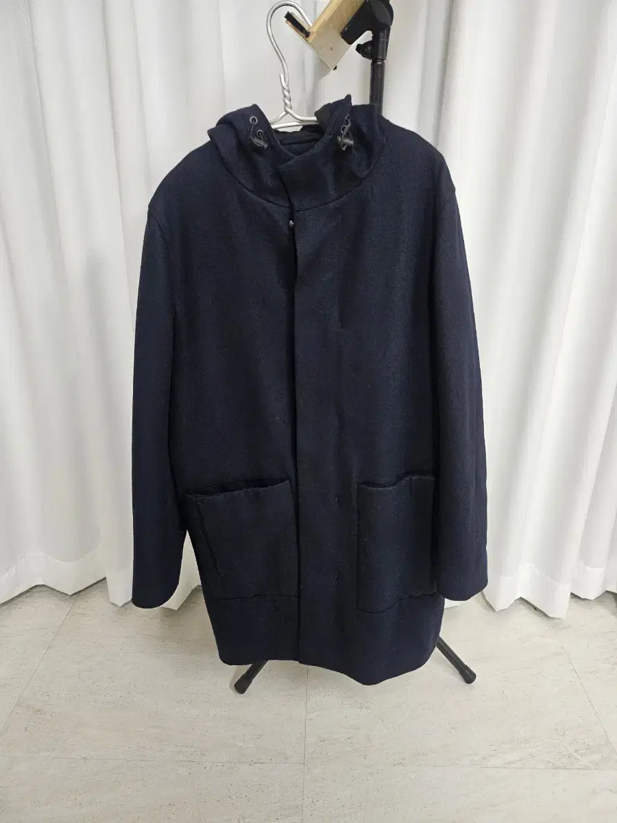 COS Patented Hooded Coat