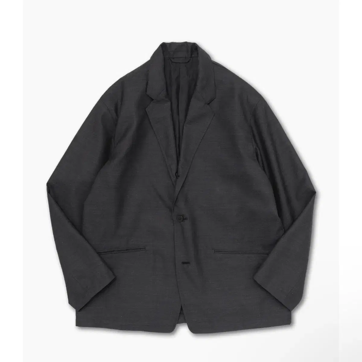 [L/3] SteelByHand 23AW Relaxed Wool Jacket Charcoal