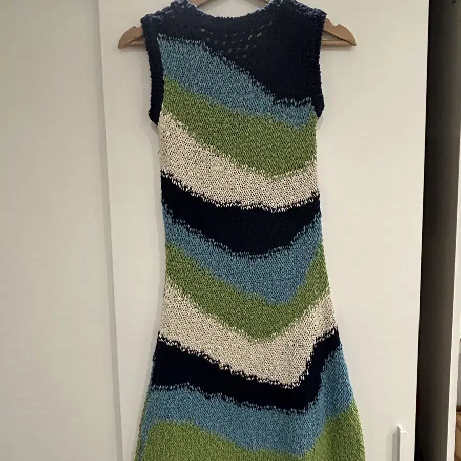 마르니 blue knitted cotton dress 36 사이즈