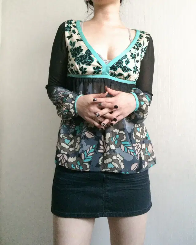 Oriental mood blouse