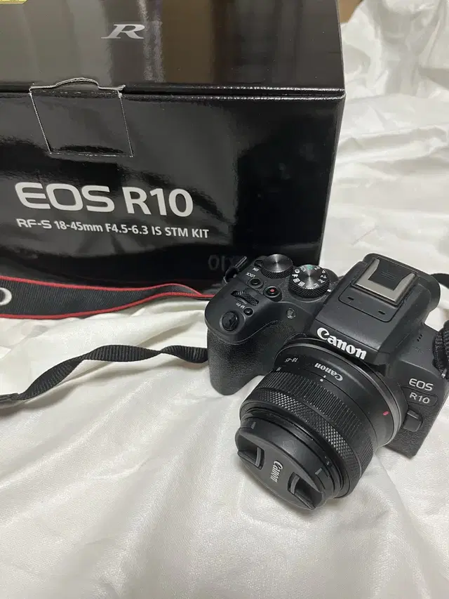 캐논 eos r10 18-45 kit (충전기포함)